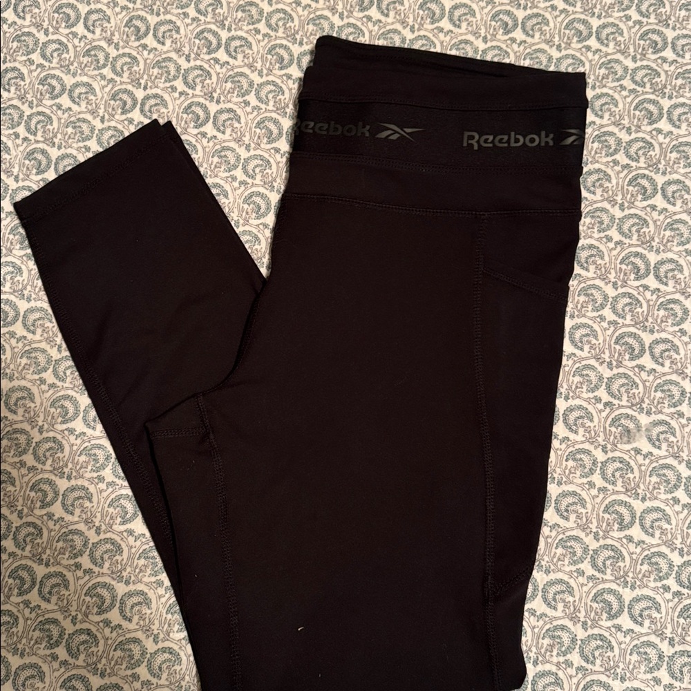 Reebok Jet Black Active Leggings